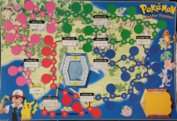 Pokemon Master Trainer Board Game Vintage Hasbro 100% Complete 1999 Rare Kanto - Image 3