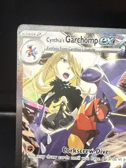 Pokemon Destined Rivals Cynthia's Garchomp EX Special Illustration Rare 232/182 - Image 5