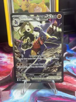 Pokemon Destined Rivals Cynthia's Garchomp EX Special Illustration Rare 232/182 - Image 3