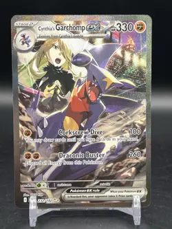 Pokemon Cynthia's Garchomp ex 232/182 Special Illustration Rare Destined Rivals - Image 1