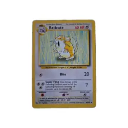 Pokemon Uncommon Card : Raticate 40/102 (Base Set) - Image 1