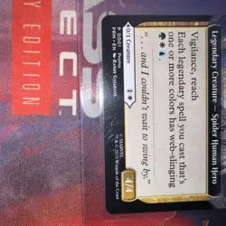 The Amazing SpiderMan Peter Parker NYCC 2025 EXCL Magic The Gathering Promo Card - Image 4