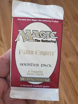 MAGIC THE GATHERING Lot of Five (5) FALLEN EMPIRES Factory Sealed Booster Packs - Image 3