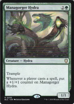 MTG Managorger Hydra (230) | NM | Commander: Bloomburrow {BLC} - Image 1