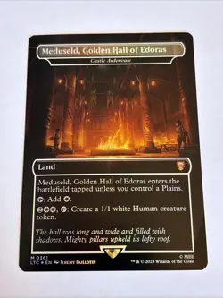 Meduseld Golden Hall of Edoras - Castle Ardenvale Borderless Foil NM - Image 1