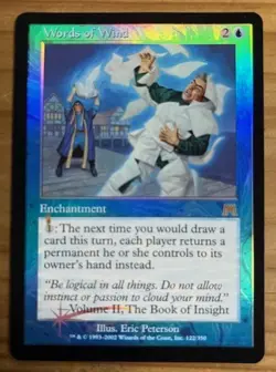 MTG Magic the Gathering Words of Wind Foil Onslaught - Image 1