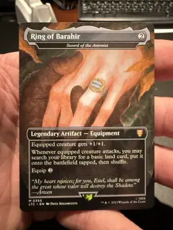 Ring of Barahir - Sword of the Animist the Lord of the Rings Regular 355 NM - Image 1