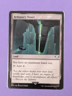 MTG Magic: Warhammer 40,000 Commander: Reliquary Tower #291 Uncommon - NM - Image 1