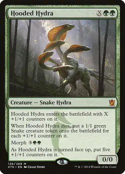 Khans of Tarkir Hooded Hydra MTG Magic the Gathering NM - Image 1