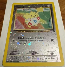 Togepi 2001 Southern Islands 4/18 Reverse Holo Pokemon Card - Image 1