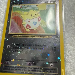 Togepi 2001 Southern Islands 4/18 Reverse Holo Pokemon Card - Image 3