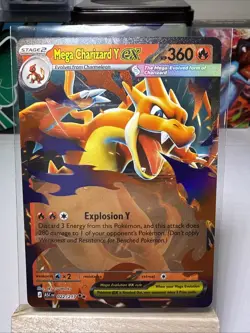 Pokemon Mega Charizard Y Ex Mega Evolutions- Ascended Heros 022/217 NM - Image 1