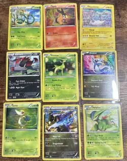 Vintage Black & White Era Holo Pokemon Card Lot 9 Cards - Image 1