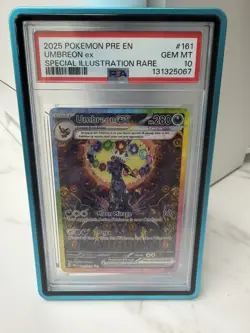 Pokemon Umbreon Prismatic Evolutions Special Illustration Rare #161 PSA 10 - Image 2