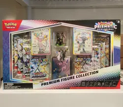 Pokemon TCG Scarlet and Violet Prismatic Evolutions Premium Figure Collection - Image 1