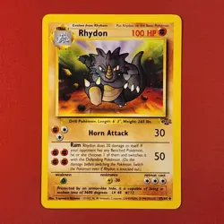 5-08-13 PWE pokemon unplayed 1999 jungle 45/64 rhydon . (A) - Image 1