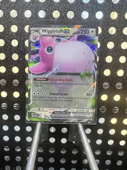 Wigglytuff ex Holo Shiny Pokemon Card Scarlet & Violet: 151 040/165 NEAR MINT - Image 1