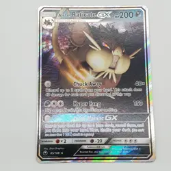 Alolan Raticate GX 85/168 Sm-Celestial Storm Holo LP Pokemon TCG - Image 1