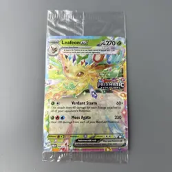 Pokemon Prismatic Evolutions Leafeon ex 006/131 Surprise Box Stamped - Sealed - Image 1