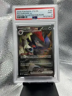 N'S ZOROARK EX PSA 9 2025 POKEMON JOURNEY TOGETHER #185/159 SIR MINT 5430 - Image 1