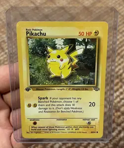 1999 POKEMON JUNGLE #60/64 PIKACHU 1ST EDITION (SEE PICTURES) - Image 1