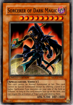 Sorcerer of Dark Magic - MOV-EN002 - Limited Edition - YuGiOh - MP - Image 1