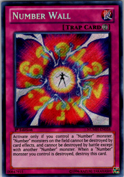 Yugioh Number Wall NUMH-EN058 Secret Rare 1st Edition NM - Image 1