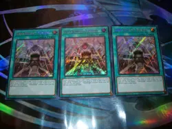 3x Gem-Knight Fusion 1st Edition Secret Rare BLMM-EN160 Yu-Gi-Oh! - Image 1