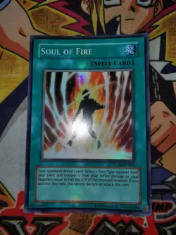 Soul of Fire fotb-en031 Unltd Ed (VLP/LP) Super Rare Yu-Gi-Oh! - Image 3