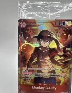 SEALED ! Promo One Piece CARD Treasure Booster Monkey.D.Luffy ST10-006 SR NEW - Image 4