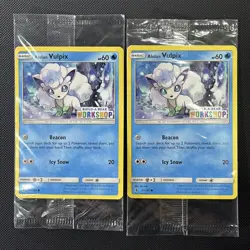 Pokemon Alolan Vulpix 21/145 Build-a-Bear Workshop Stamped Promo New & Sealed - Image 1