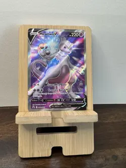 Pokemon Mewtwo v Holo SWSH229 Sword & Shield Promo Card Near Mint Condition - Image 1