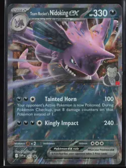 Team Rocket's Nidoking ex Promo SV: Scarlet & Violet Promo Cards 217 NM - Image 1