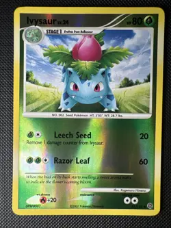 Ivysaur 51/132 Secret Wonders Reverse Holo 2007 Pokemon Card Nm/vlp - Image 1