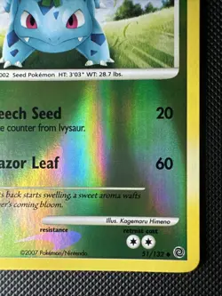 Ivysaur 51/132 Secret Wonders Reverse Holo 2007 Pokemon Card Nm/vlp - Image 4