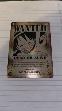 Monkey.D.Luffy (118) (Wanted Poster) OP13-118 Carrying On His Will Foil - Image 1