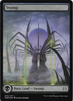 Swamp () - Full Art - FOIL - L Phyrexia: All Will Be One 264 - MTG - Image 1