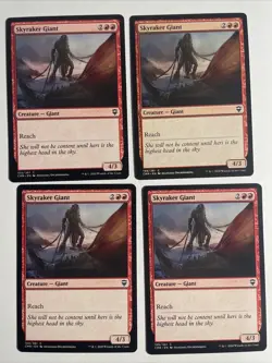 4x Mtg Commander Legends Skyraker Giant NM/M Magic The Gathering - Image 1