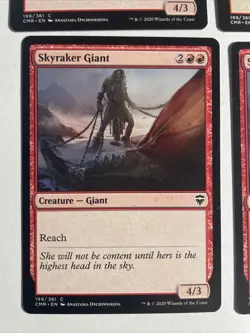 4x Mtg Commander Legends Skyraker Giant NM/M Magic The Gathering - Image 2
