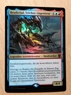 Mtg Magic: # FOIL # Brudiclad, Telchor-Ingenieur, Telchor Engineer, DEUTSCH - Image 1