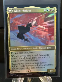 Mtg Gwen Stacy Ghost-Spider foil Marvel's Spider-Man Mythic rare M 0078 magic - Image 1