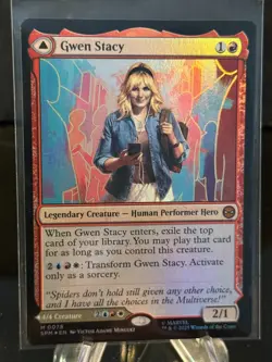 Mtg Gwen Stacy Ghost-Spider foil Marvel's Spider-Man Mythic rare M 0078 magic - Image 2