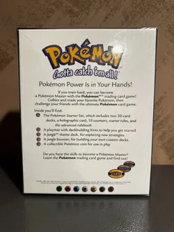 1999 WOTC Pokemon TCG Starter Gift Box Sealed English Vintage Rare - Image 3