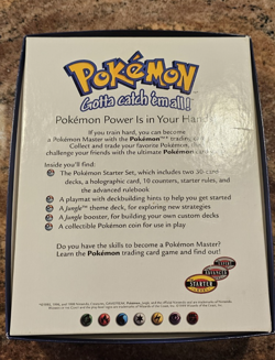 1999 Pokemon Trading Card Game Starter Gift Box with Factory Sealed Card Packs - Image 2
