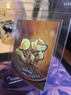 2000 Topps Chrome Pokemon TV Animation Edition Arcanine #59 Super MINT! Crispy! - Image 3