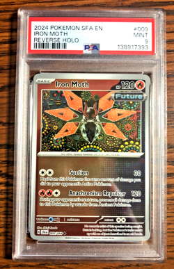 Iron Moth Reverse Holo #009 - PSA MINT 9 - 2024 SV Shrouded Fable - Pokemon TCG - Image 1