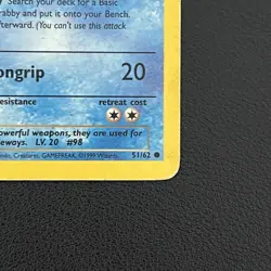 Pokemon TCG Krabby Fossil 51/62 Common 1st Edition - HP - Image 2