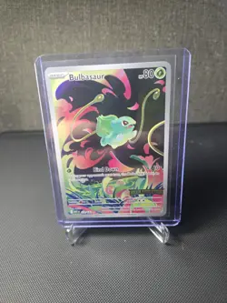 Bulbasaur 133/132 - Illustration Rare Holo Mega Evolution Promo - Pokemon TCG NM - Image 1