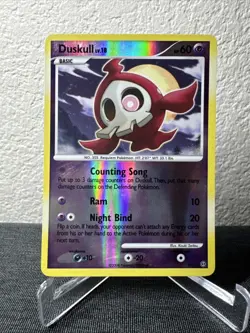 Duskull Shiny SH2 Reverse Holo Rare D&P Stormfront Secret Rare Pokemon TCG LP - Image 1