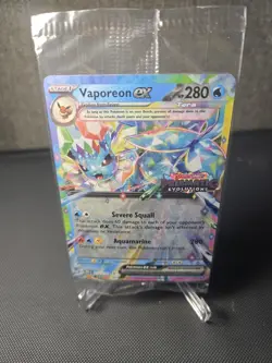 Vaporeon EX 023/131 | Double Rare | NM English | Prismatic | Stamped Promo - Image 1